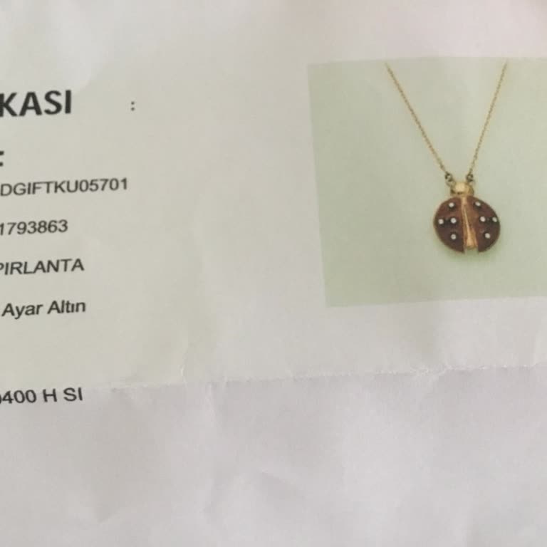 Atasay'dan Aldığımız Kolyenin Sorunları Bitmiyor
