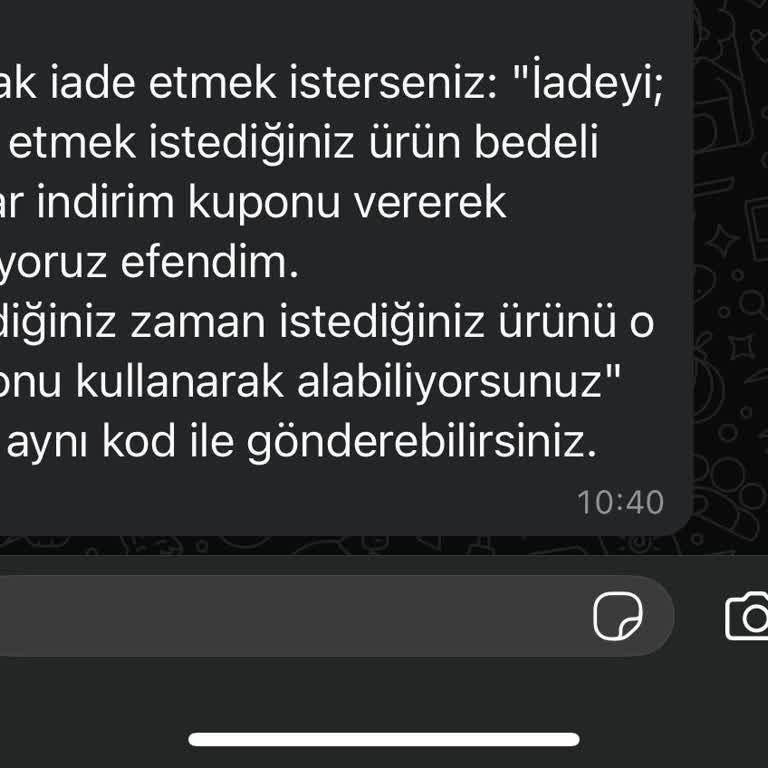 Para İadesi Yapmayan Mağaza