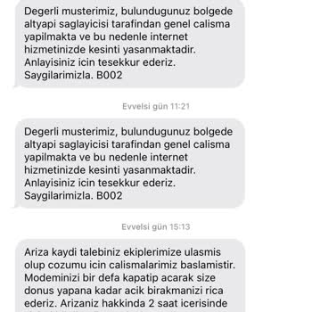 İnternet Kesintisi Ve Ulaşılmaz Müşteri Hizmeti Mağduriyeti