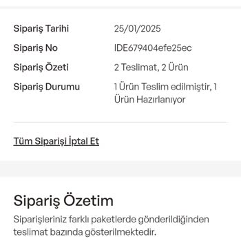 Eksik Teslimat Ve Yetersiz Müşteri Hizmeti