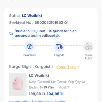 LCW Eksik Ürün Teslimatı: Çocuk Bikini Takımında Sorun