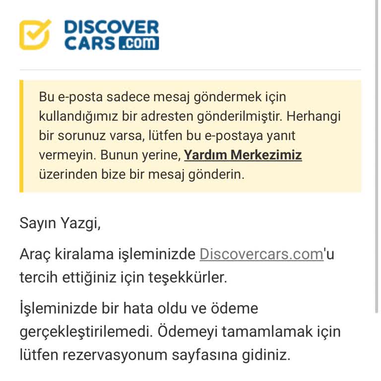DiscoverCars Charged Me Without a Reservation—No Customer Support