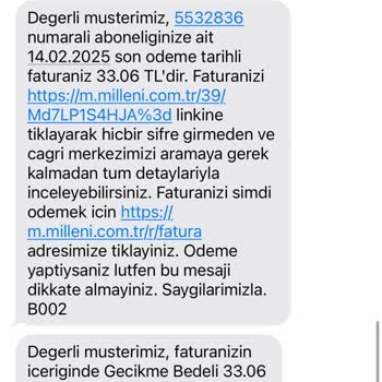 Kapatılan Abonelik İçin Yeniden Fatura Kesilmesi