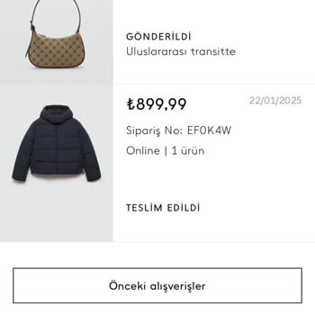 Sipariş Verilen Çanta Hala Teslim Edilmedi