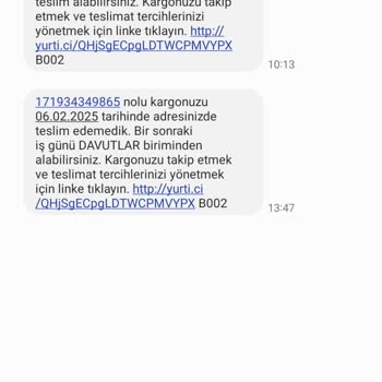 Yurtiçi Kargo Teslim Edilemeyen Kargo