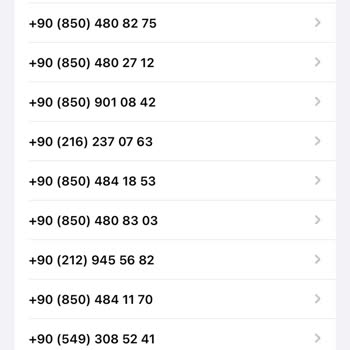 Vodafone Hattıma Gelen Spam Mesajlar