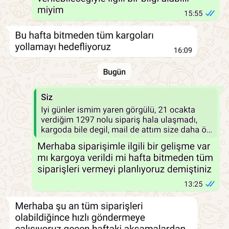 Kargoya Verilmeyen Ürün Mağduriyeti