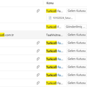 Yanlış Adrese Gönderilen Fatura Bilgileri