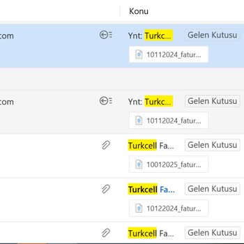 Yanlış Adrese Gönderilen Fatura Bilgileri