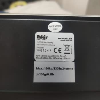 Fakir Tartımın Pil Kapağı Sorunu