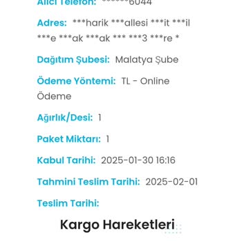 Geciken Kargo Teslimatı Ve İlgisiz Müşteri Hizmetleri