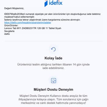 İade Talebine Olumsuz Yanıt Ve Haksızlık