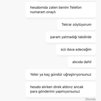 Hesap Satışında Mağduriyet Ve İletişim Sorunu