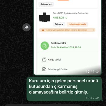 Montaj Sorunu Ve Yetersiz Bilgilendirme