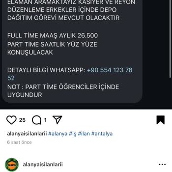 Yanıltıcı İş İlanı İle Kişisel Bilgilerin İzinsiz Kullanımı Endişesi