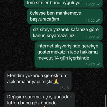 Eta Prive İade Politikası Sorunu