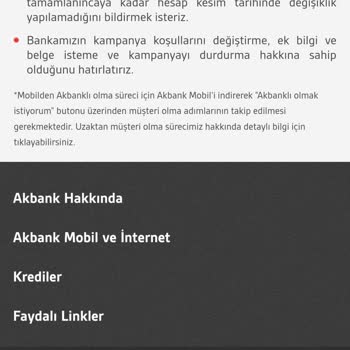 Akbank'ın Kampanya Şartlarıyla İlgili Yanıltıcı Bilgilendirme