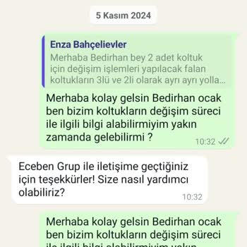 Yanlış Renk Koltuk Takımı Ve İletişim Sorunları