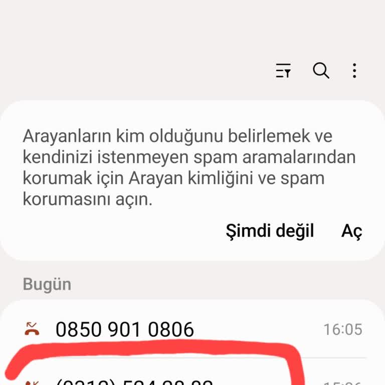 Rastgele Numaralardan Gelen Şüpheli Anket Aramaları
