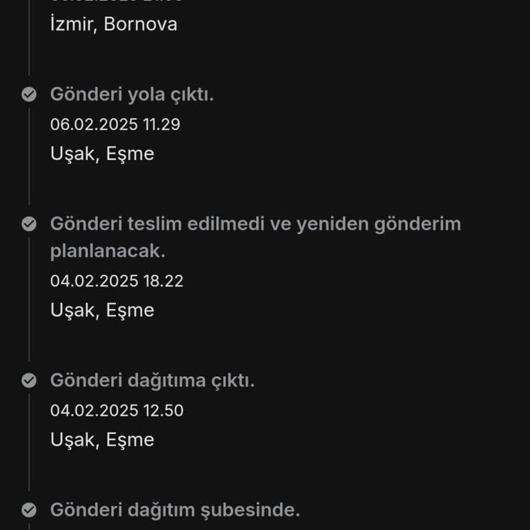 Kargo Teslimatında Sürekli Gecikme Ve İletişim Sorunları