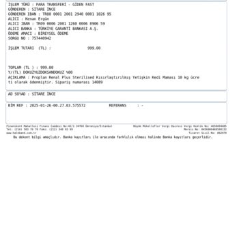 Petevren.com'da Sipariş Ve İade Sorunu