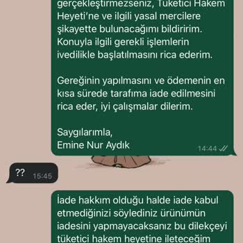 Hasarlı Ürün Ve İade Sorunlarıyla Karşılaştım
