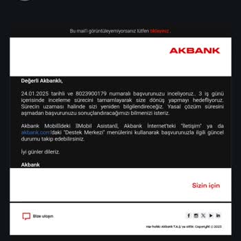 Hediye Çeki Sözü Tutulmayan Akbank'a Güvensizlik