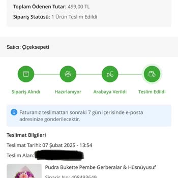 Çiçek Sepeti'nde Sürpriz Hayal Kırıklığı