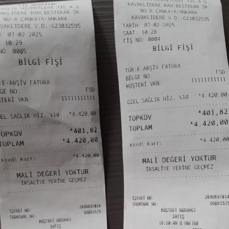 Liv Hospital'da Bilgilendirilmeden Alınan Yüksek Ücret Şoku