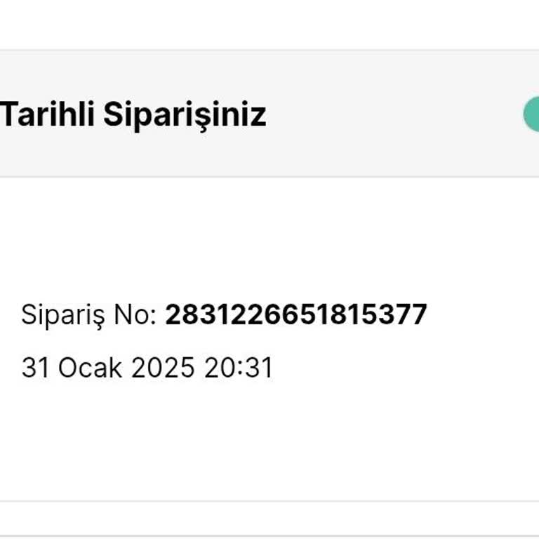 Occasion Aplikasyonunda Sipariş Gecikmesi