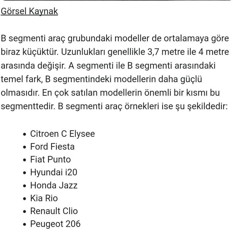 Yanlış İkame Araç Seçimi