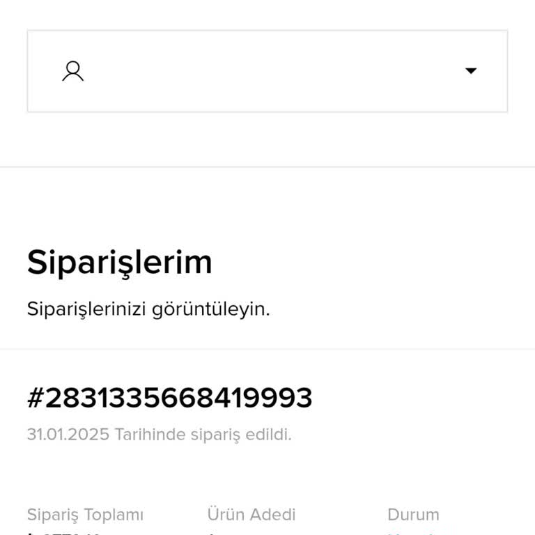 Spor Ayakkabı Siparişim Nerede?