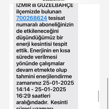 Gediz Elektrik'in Yetersiz Hizmetleri Ve Sürekli Kesintiler