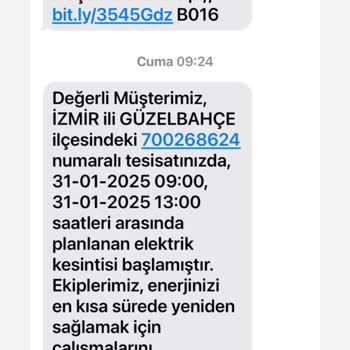 Gediz Elektrik'in Yetersiz Hizmetleri Ve Sürekli Kesintiler