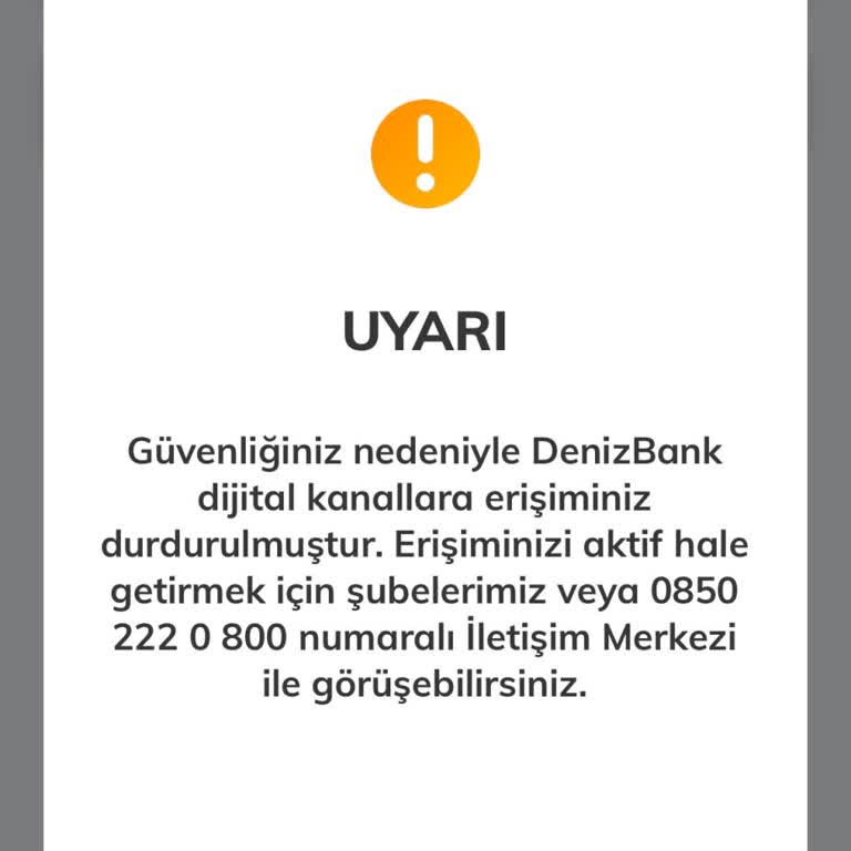 Denizbank'ta Yaşadığım Mağduriyet Ve Çözüm Beklentisi