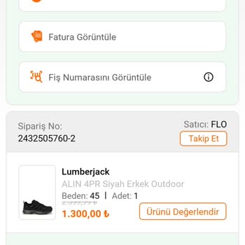 FLO'dan Aldığım Ürün Kargoda Kayboldu