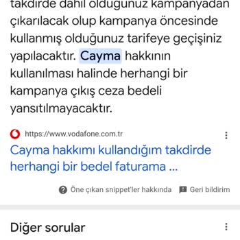 Vodafone'un Haksız Ücretlendirme Sorunu