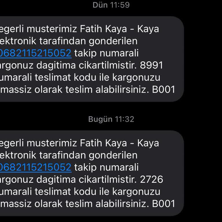 Sürat Kargo İle Yaşanan Teslimat Sorunu