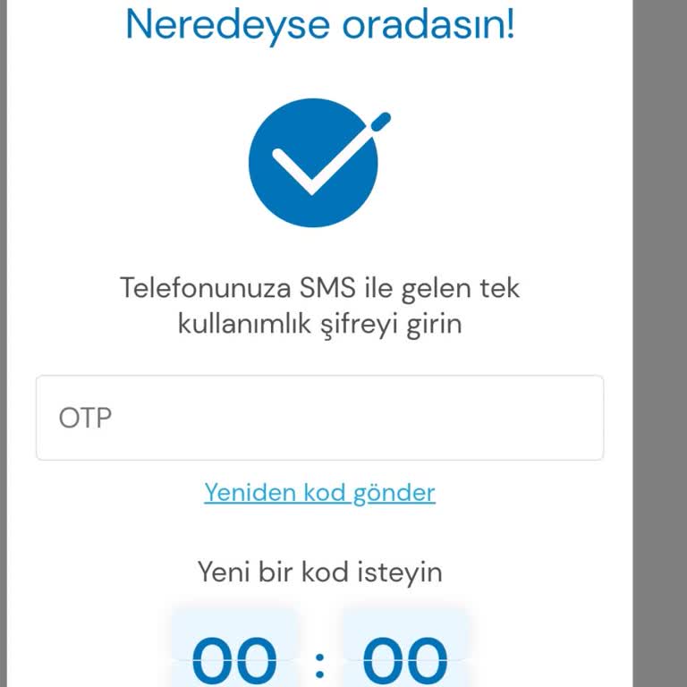 Şifre Yenileme Mesajı Telefonuma Ulaşmıyor