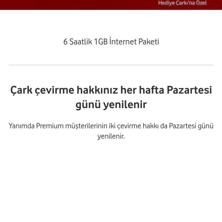 Hediye Çarkı: Sadaka Gibi 1 GB, Eski Günleri Aratıyor