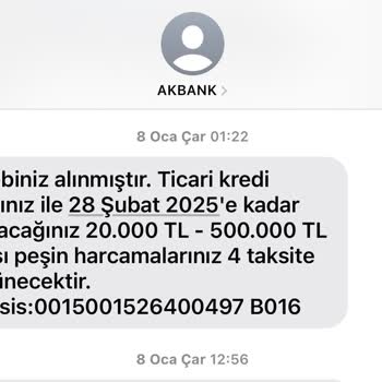 Yanıltıcı SMS İle Taksit Sözü Verilmedi