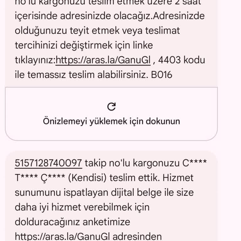 Kargom Teslim Edilmedi, Yanlış Bilgilendirme Yapıldı