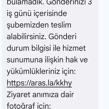 Kargo Şubeye Gönderildi Habersiz Bırakıldım
