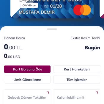 Kredi Kartı Kısıtlaması Mağduriyeti