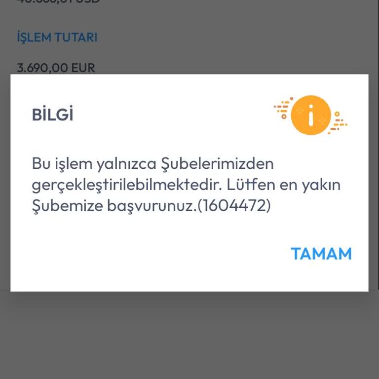 Western Union İşleminde Mobil Şube Sorunu
