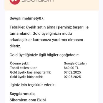 Üyelik İadesi Sorunu Ve Müşteri Hizmetleri Cevapsızlığı