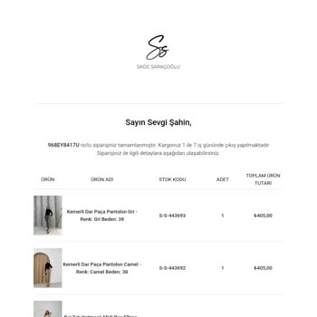 Sade Saraçoğlu Mağazasından Alışverişte Muhatap Bulamama Sorunu