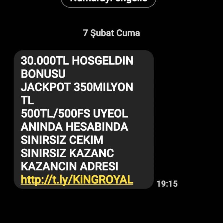 Vodafone Kullanıcılarına Sürekli Gelen Bahis Mesajları Sorunu