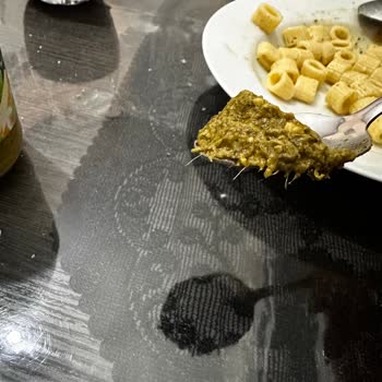 Pastavilla Makarna Sosunda Şok Edici Tüyler!