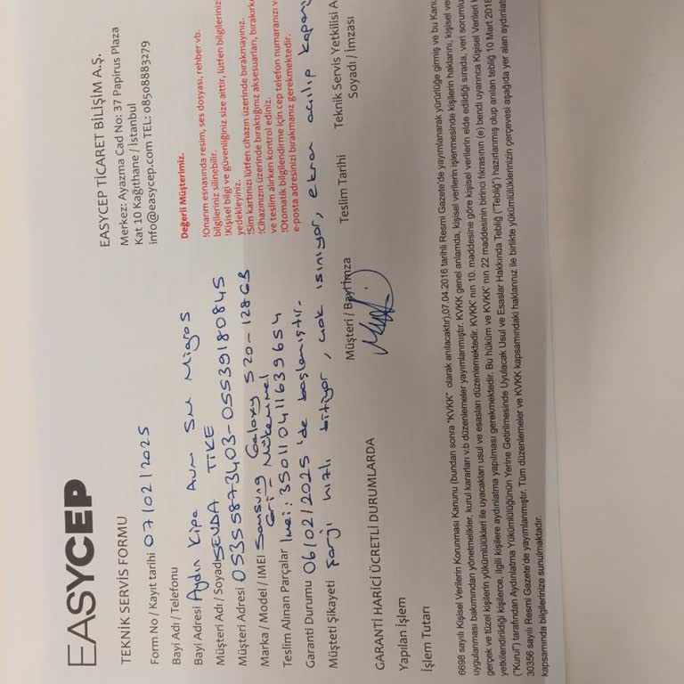 Samsung S20 İade Sürecinde Mağduriyet